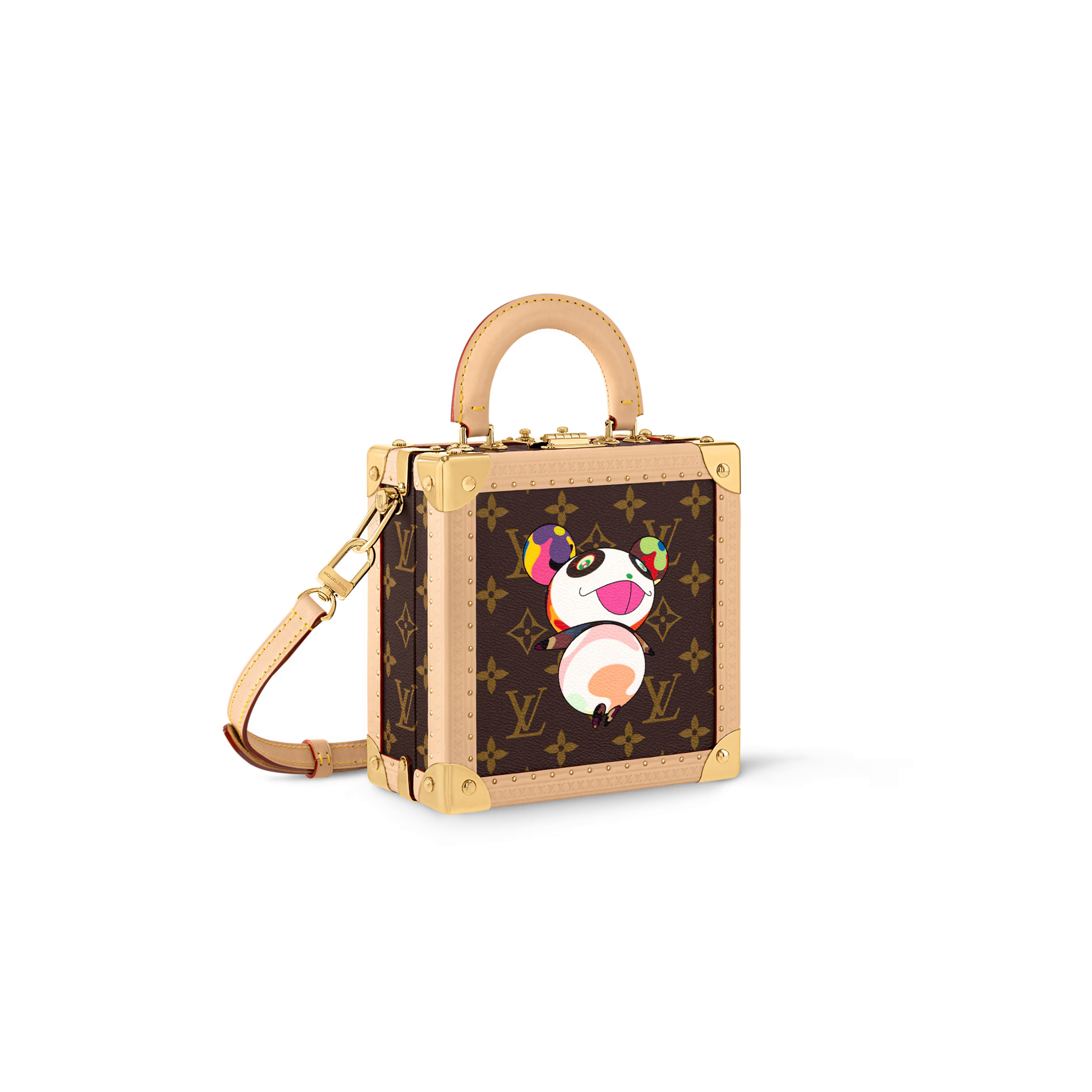 LOUIS VUITTON MURAKAMI LV X TM MINI SQUARE TRUNK M13127 (17*17*8cm) LOUIS VUITTON MURAKAMI LV X TM MINI SQUARE TRUNK M13127 (17*17*8cm)